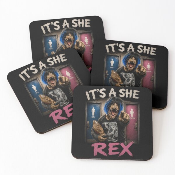 Item preview, SHE REX – Pointing Dinosaur Meme T-Shirt designed and sold by FREENATION2026.
