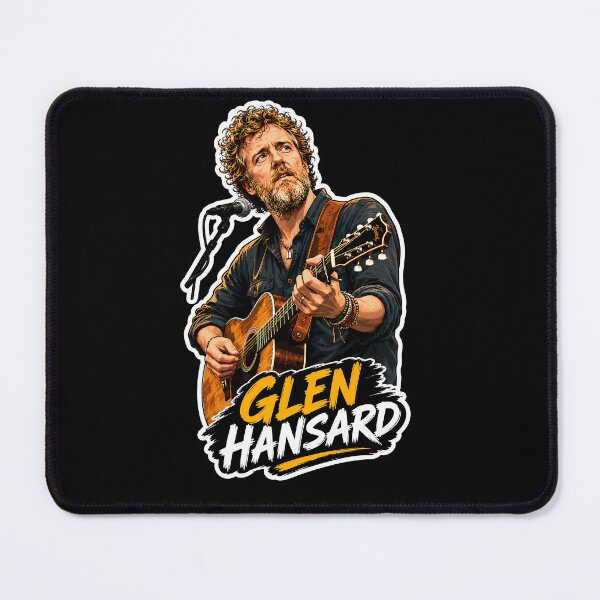 Item preview, Glen Hansard Guitar Irish Musician Music Art Once Tribute Ireland Dublin Guitarist Celebrity Portrait Design designed and sold by DUMEJE.