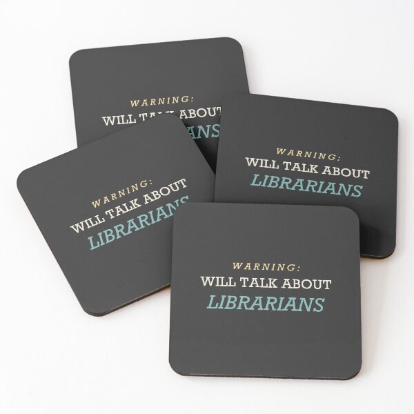 Item preview, Warning: Will Talk About Librarians - Librarian designed and sold by RetroThreadWorks.