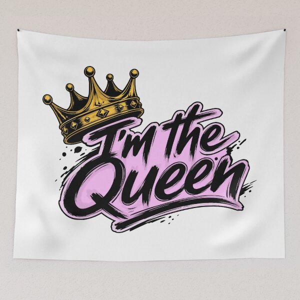 Artikelvorschau, I'm the Queen Krone Motiv entworfen und verkauft von Pommes im Bett.