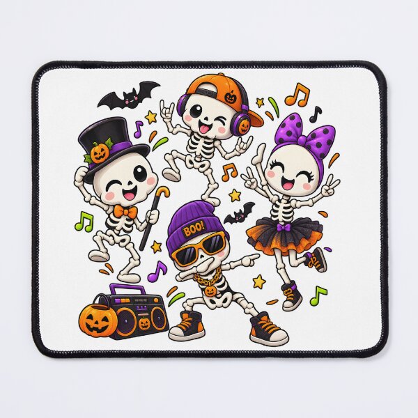 Item preview, Funny Dancing Skeletons Halloween Party designed and sold by TinyWeird.