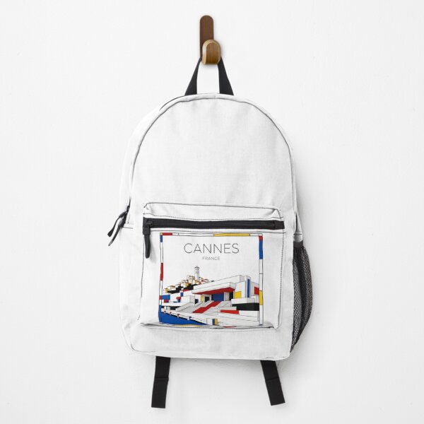 Item preview, Cannes Mondrian style poster 3D designed and sold by CMYKStudio.