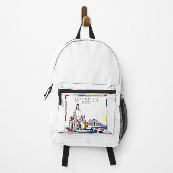 Item preview, Dresden Mondrian style poster 3D designed and sold by CMYKStudio.