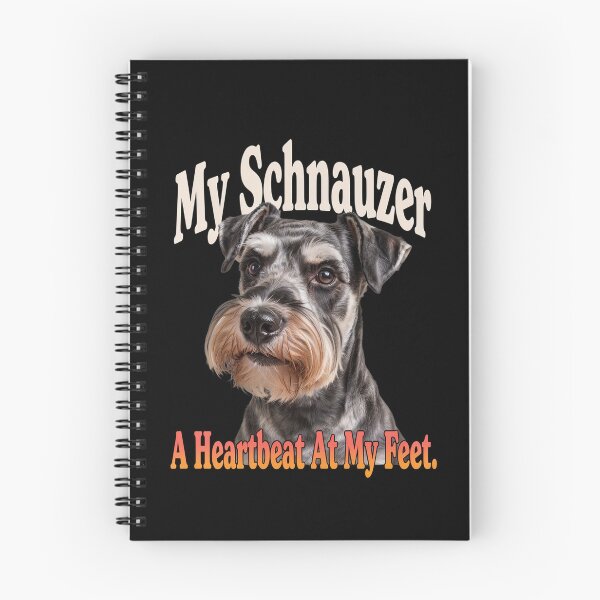 Item preview, Schnauzer Dog Owner My Schnauzer. A Heartbeat At My Feet Dog Owner Design designed and sold by fantasticdesign.