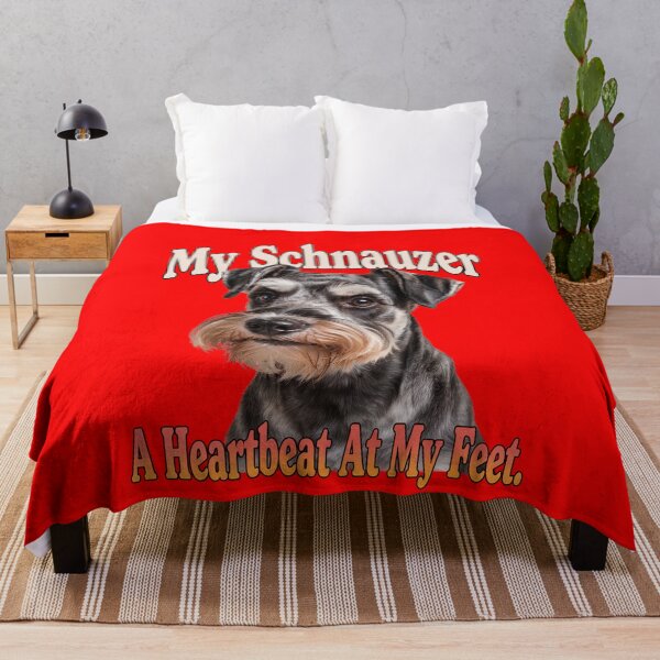 Item preview, Schnauzer Dog Owner My Schnauzer. A Heartbeat At My Feet Dog Owner Design designed and sold by fantasticdesign.