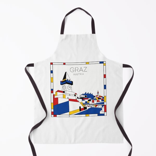 Item preview, Graz Mondrian style poster 3D designed and sold by CMYKStudio.