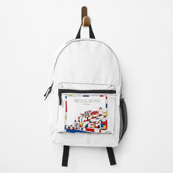 Item preview, Heidelberg Mondrian style poster 3D designed and sold by CMYKStudio.