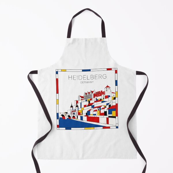 Item preview, Heidelberg Mondrian style poster 3D designed and sold by CMYKStudio.