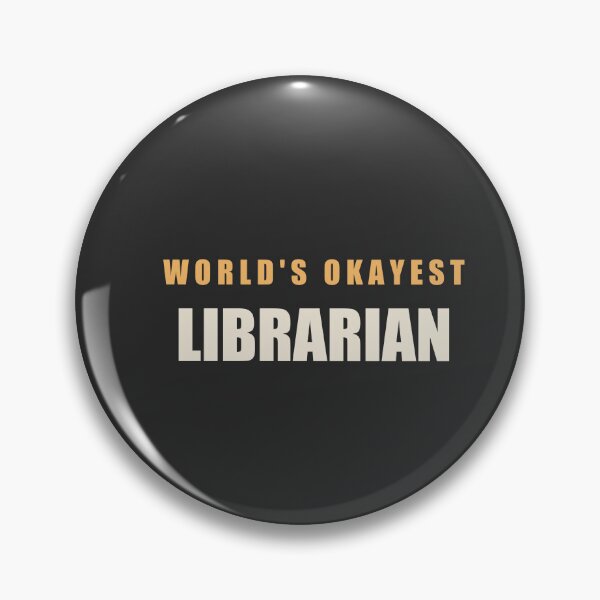 Item preview, World's Okayest Librarian - Librarian designed and sold by RetroThreadWorks.