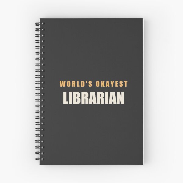 Item preview, World's Okayest Librarian - Librarian designed and sold by RetroThreadWorks.