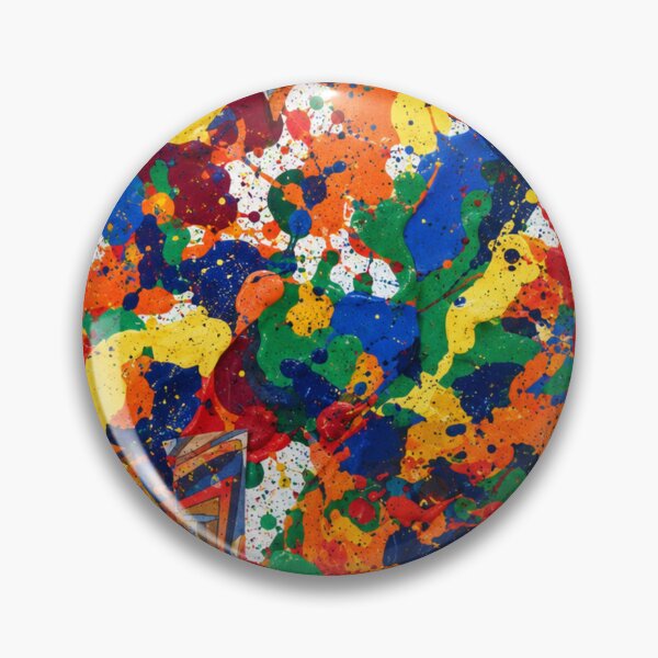Item preview, Colorful Abstract Paint Splatter Geometric Art Pattern designed and sold by THE SPLATTERED HAUS BY SAGE BANKS.