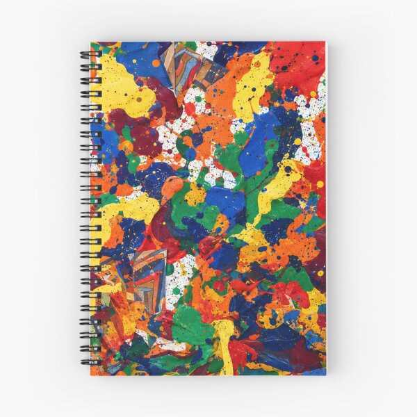 Item preview, Colorful Abstract Paint Splatter Geometric Art Pattern designed and sold by THE SPLATTERED HAUS BY SAGE BANKS.