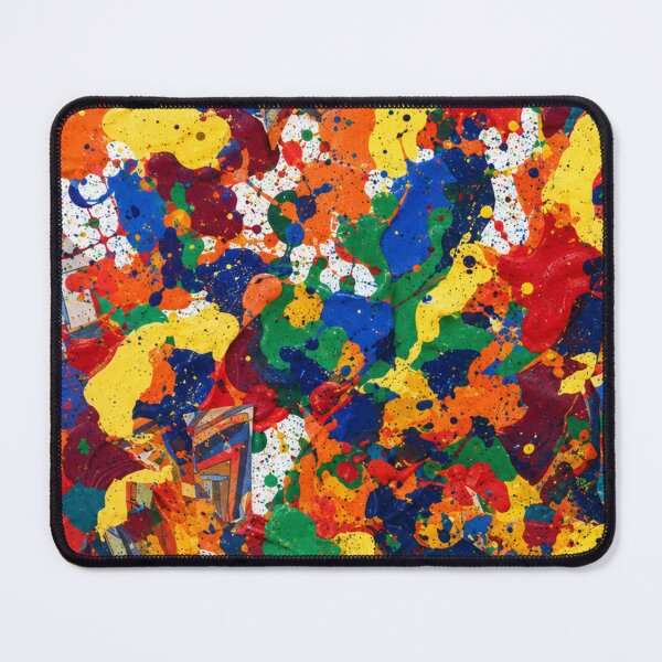 Item preview, Colorful Abstract Paint Splatter Geometric Art Pattern designed and sold by THE SPLATTERED HAUS BY SAGE BANKS.