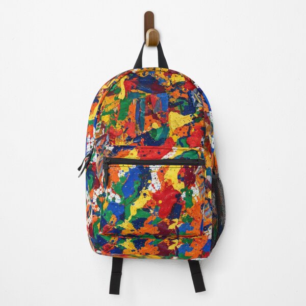 Item preview, Colorful Abstract Paint Splatter Geometric Art Pattern designed and sold by THE SPLATTERED HAUS BY SAGE BANKS.