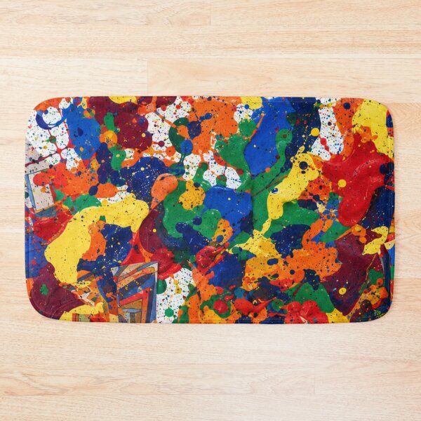 Item preview, Colorful Abstract Paint Splatter Geometric Art Pattern designed and sold by THE SPLATTERED HAUS BY SAGE BANKS.