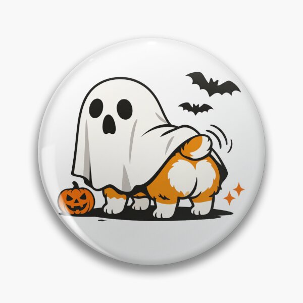 Item preview, Spooky Corgi Butt Ghost Costume Halloween designed and sold by Cherie-verse.