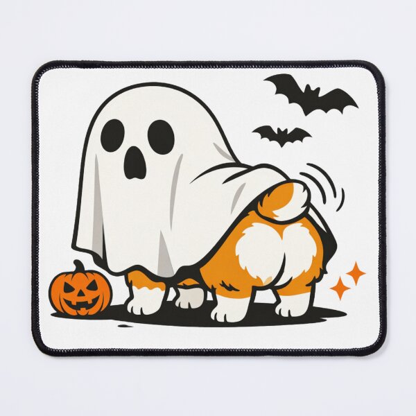 Item preview, Spooky Corgi Butt Ghost Costume Halloween designed and sold by Cherie-verse.