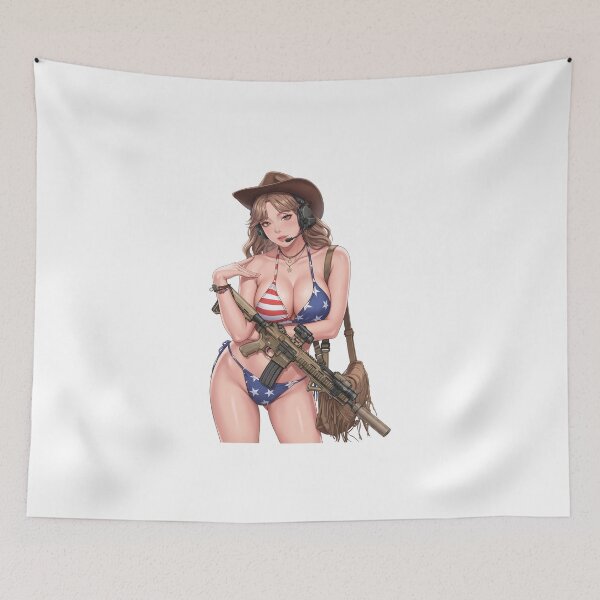 Item preview, American Gun Girl by RAWLIFEGRAPHIC designed and sold by RAWLIFEGRAPHIC.