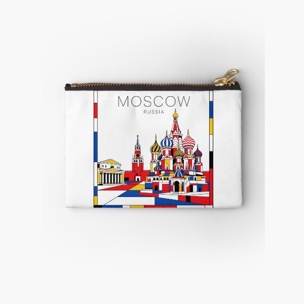 Item preview, Moscow Mondrian style poster 3D designed and sold by CMYKStudio.