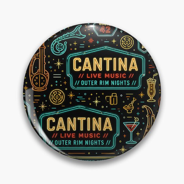 Item preview, Cantina Neon Sign Repeat designed and sold by agearb.