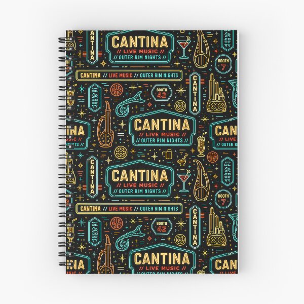Item preview, Cantina Neon Sign Repeat designed and sold by agearb.