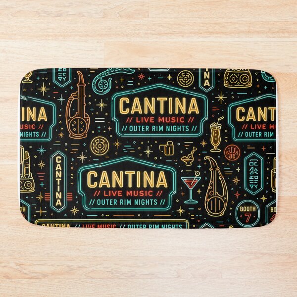 Item preview, Cantina Neon Sign Repeat designed and sold by agearb.