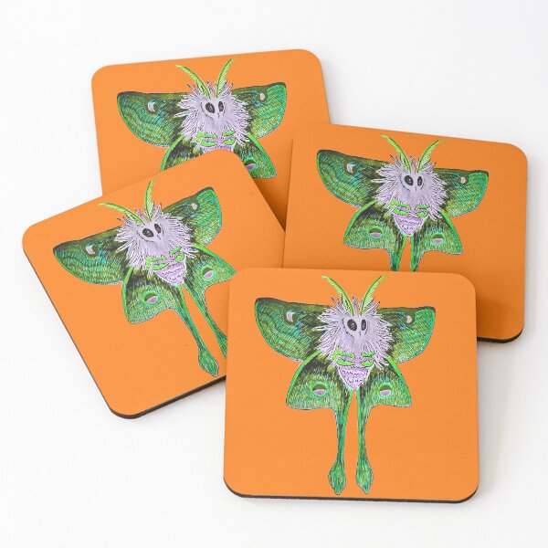 Item preview, Cute Moth (Green) designed and sold by Nocmidl4.