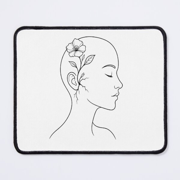 Item preview, Inner Growth Botanical Woman Line Art designed and sold by JMDG Studio.