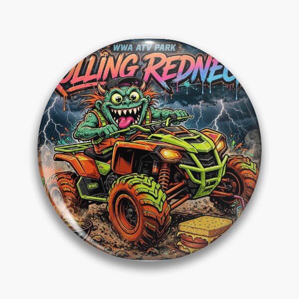 Item preview, WA ATV Park - Rolling Redneck Off-Road Monster Graphic designed and sold by WeirdWheeledArt.