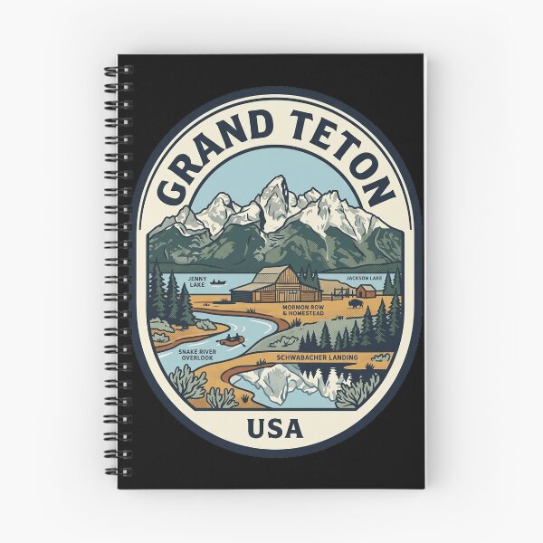 Item preview, Grand Teton National Park Wyoming Vintage Badge designed and sold by k3rstman1.