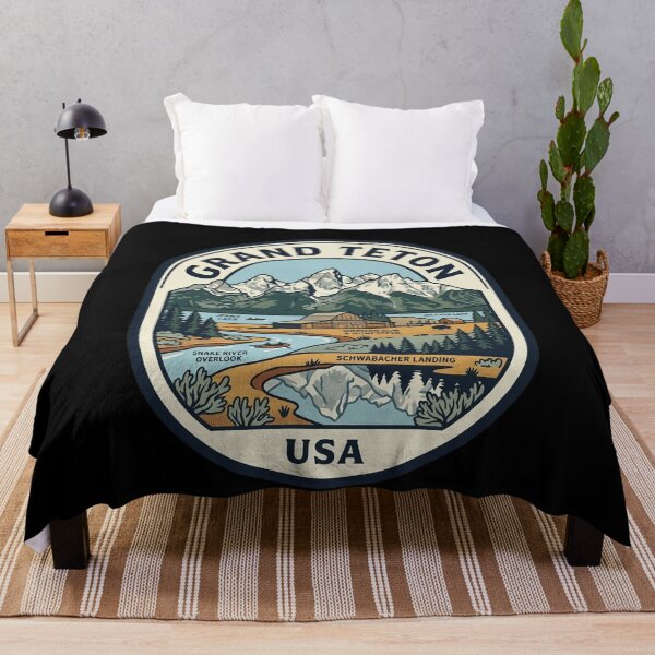 Item preview, Grand Teton National Park Wyoming Vintage Badge designed and sold by k3rstman1.