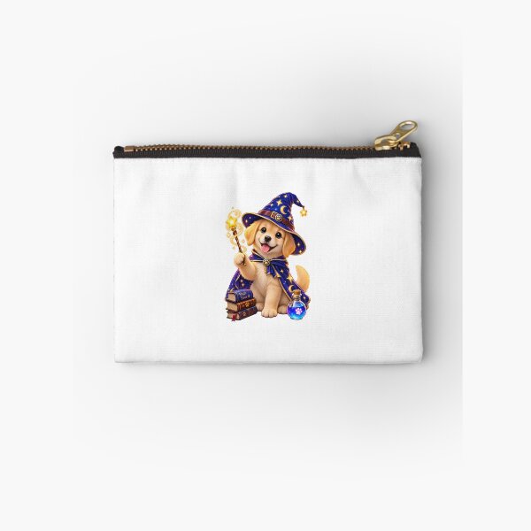 Item preview, Magical Wizard Dog Sticker | Cute Fantasy Puppy Magic Paws | Enchanted Dog Lover Gift designed and sold by Ishratparween11.