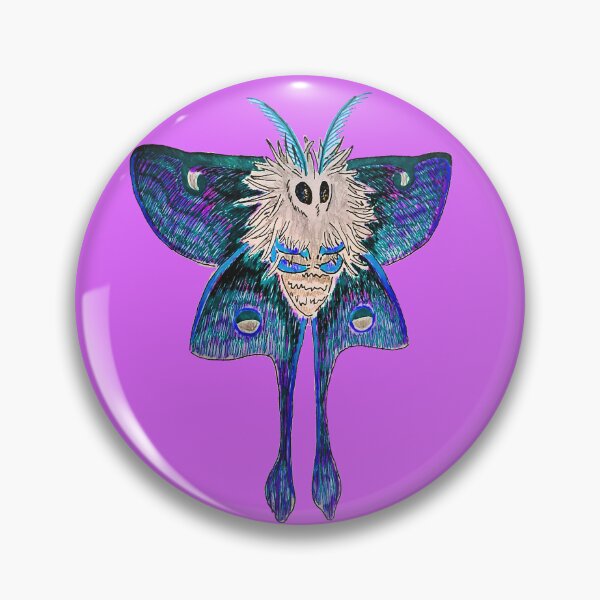 Item preview, Cute Moth (Blue) designed and sold by Nocmidl4.