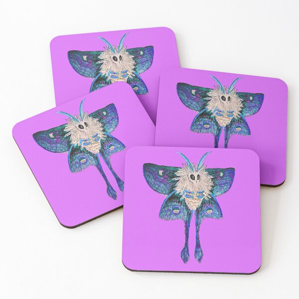 Item preview, Cute Moth (Blue) designed and sold by Nocmidl4.