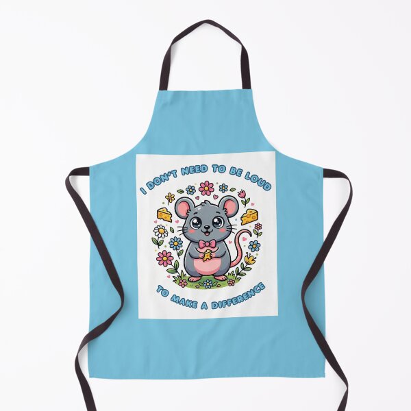 Item preview, Cute Mouse with Flowers designed and sold by amusefullife.