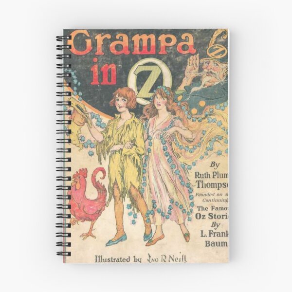 Item preview, Grampa in Oz Vintage Children's Book Cover – Classic Storybook Art designed and sold by CulturalCurios.