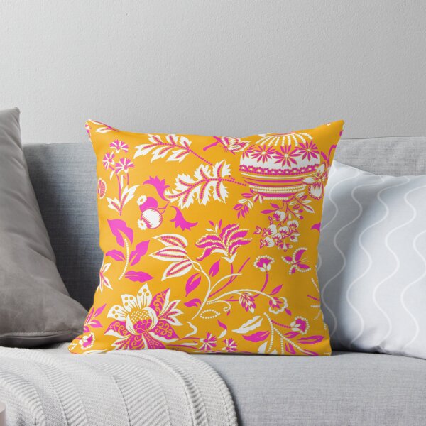 Item preview, Chintz All Over - Pink Orange designed and sold by Fabricatemyart.