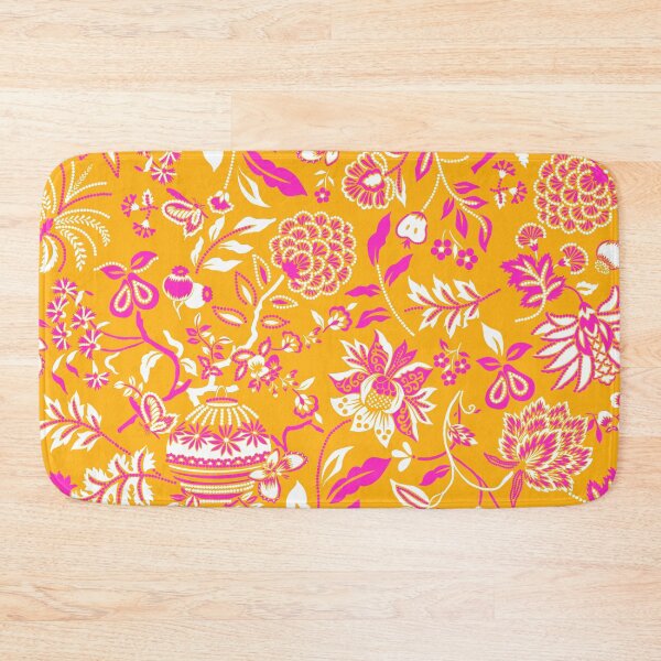 Item preview, Chintz All Over - Pink Orange designed and sold by Fabricatemyart.