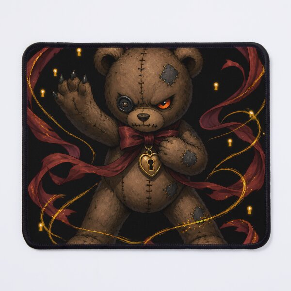 Item preview, Teddy the Keybound Bear – Grimm Fairytales Dark Fantasy designed and sold by Skolyak.