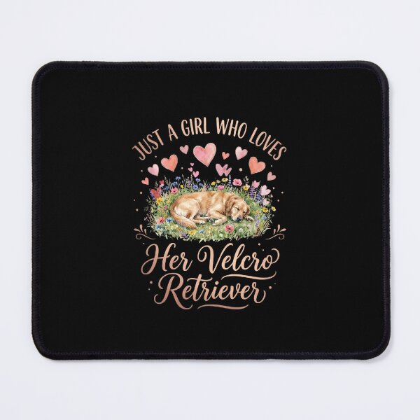 Item preview, Just A Girl Who Loves Her Velcro Golden Retriever Dog Lovers Gift designed and sold by Fateh-Kro ⭐⭐⭐⭐⭐.