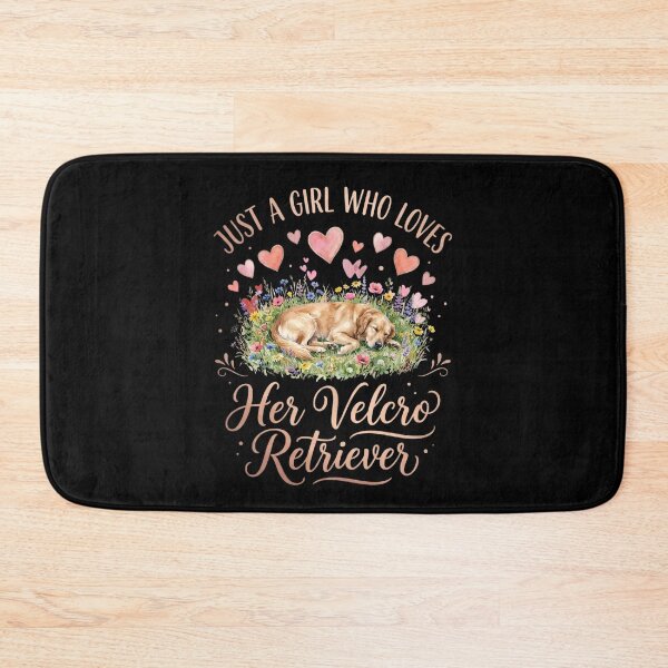 Item preview, Just A Girl Who Loves Her Velcro Golden Retriever Dog Lovers Gift designed and sold by Fateh-Kro ⭐⭐⭐⭐⭐.
