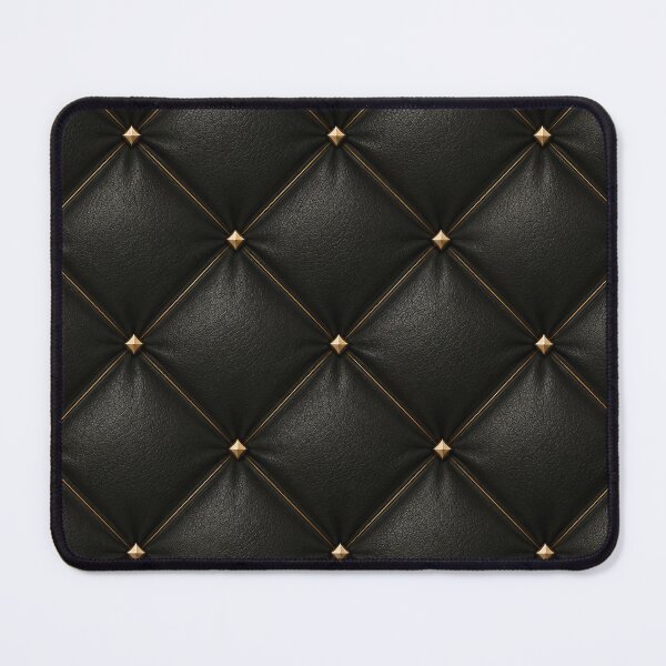 Item preview, Tufted Black Leather with Gold Studs designed and sold by Maria Dryfhout.