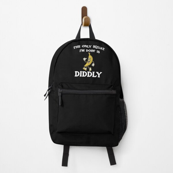 Item preview, The Only Squat I'm Doin Is Diddly Funny Workout Banana designed and sold by drchzak.