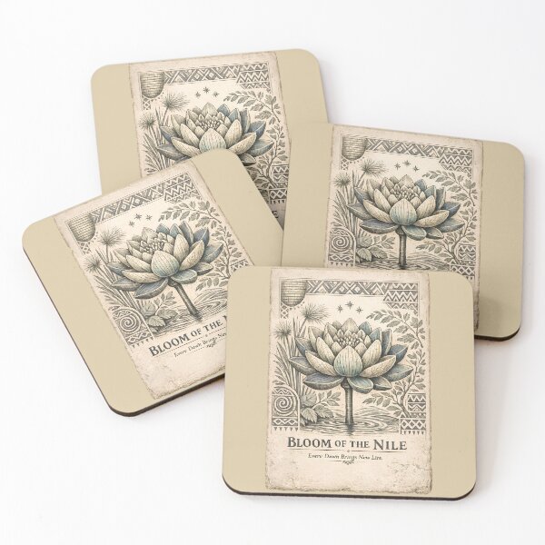 Item preview, Bloom of the Nile | Sacred Lotus | Ancient Africa Collection designed and sold by 'VARI'.