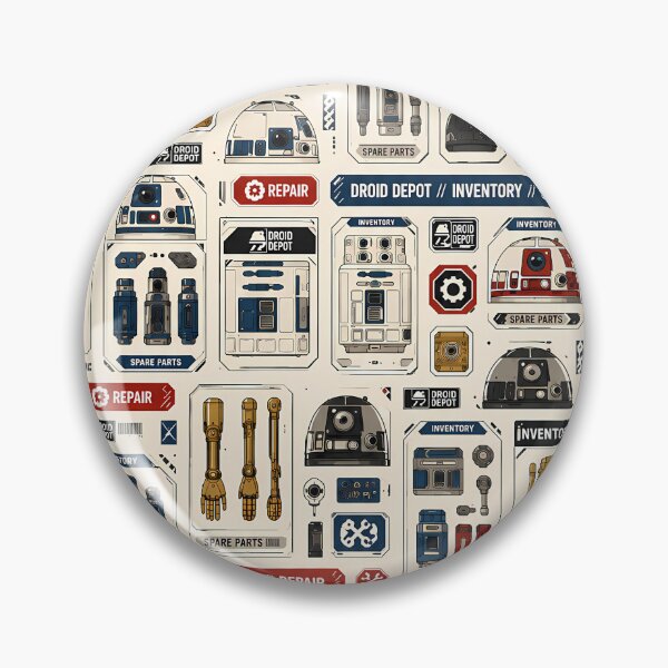 Item preview, Droid Depot Inventory Pattern designed and sold by agearb.