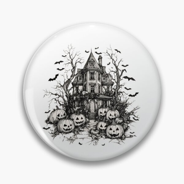 Item preview, Vintage Haunted House Halloween Gothic  designed and sold by roartusa.