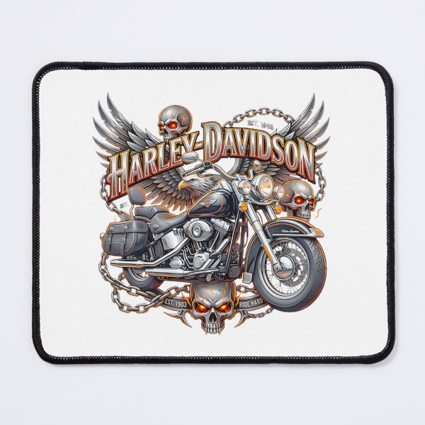 Item preview, Iconic Harley Davidson Road Icon Biker Motorcycle LIMITED EDITION designed and sold by DariusArtworks.