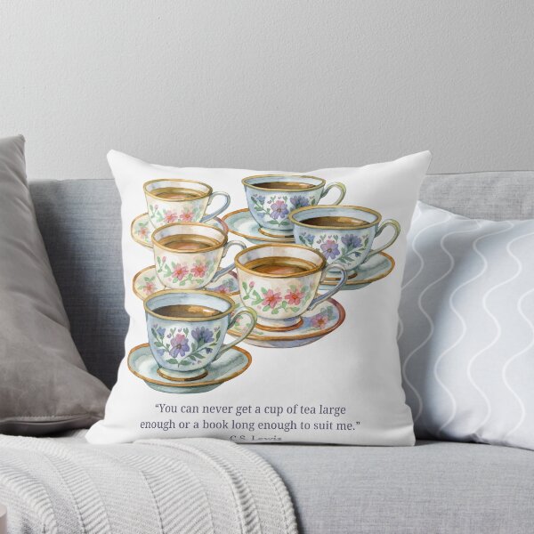 Item preview, Vintage Cup Stack C. S. Lewis Tea Quote designed and sold by AnimaliaStar.