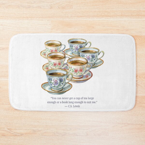Item preview, Vintage Cup Stack C. S. Lewis Tea Quote designed and sold by AnimaliaStar.
