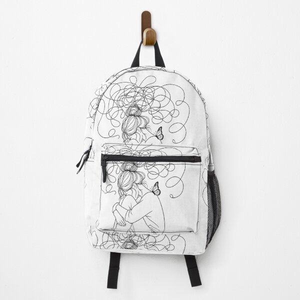 Item preview, Overthinking Mind Mental Health Line Art designed and sold by JMDG Studio.